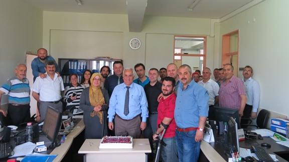 İlçe Milli Eğitim Müdürümüz Ali DERE´in Doğum Gününü Kutladık