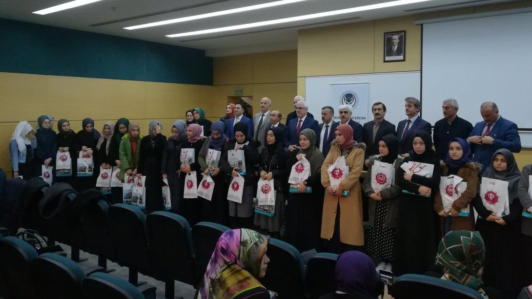 Genç Nida Kuran-ı Kerim'i Güzel Okuma ve Hafızlık Yarışması İl Finali Gerçekleştirildi