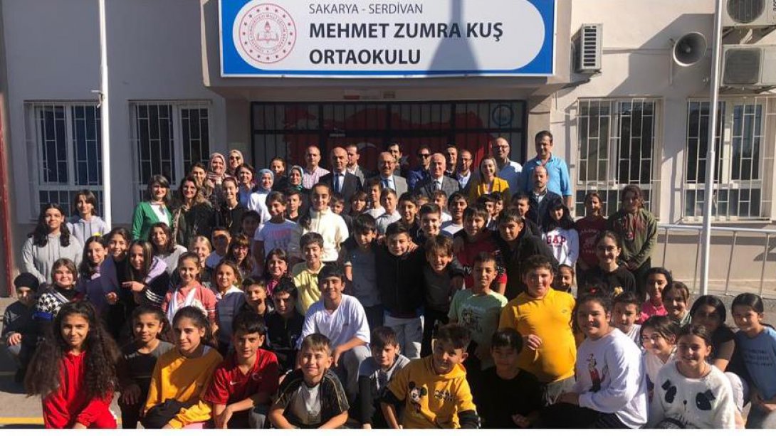 Kaymakamımız Sayın Ali Candan ilçemiz Mehmet Zumra Kuş Ortaokulunu ziyaret etti.
