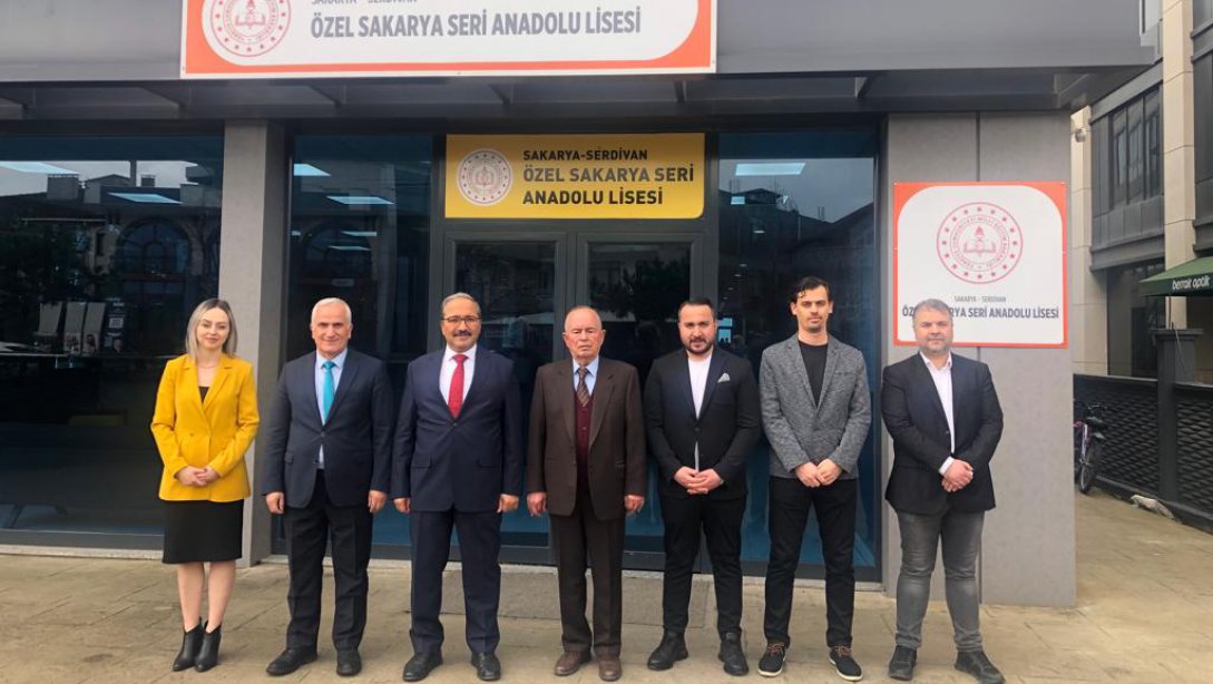 Kaymakamımız Sayın Ali Candan Özel Sakarya Seri Anadolu Lisesini Ziyaret Etti.