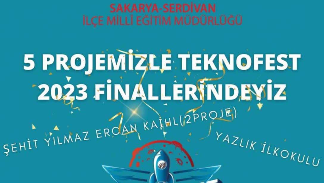 Serdivan Maarif Ailemiz 5 Projeyle TEKNOFEST 2023 Finallerinde...