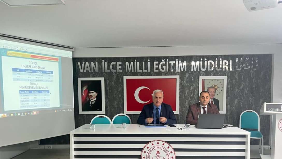 Türkçe Öğretmenlerimizle LGS / Akademik Başarıyı Değerlendirme Toplantısı Gerçekleştirildi